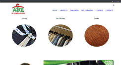 Desktop Screenshot of abedrycleaners.com